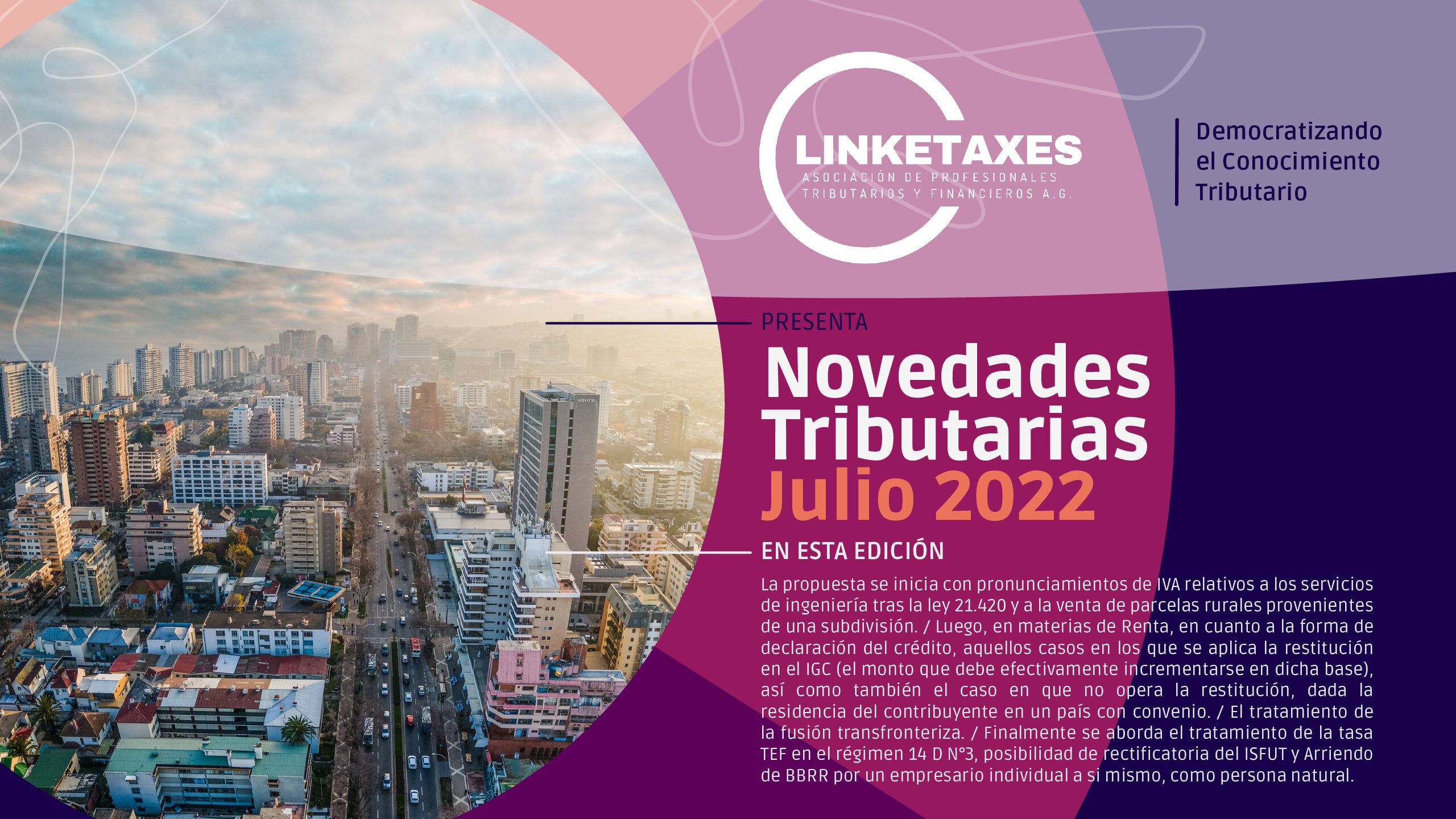 Novedades Tributarias Julio 2022