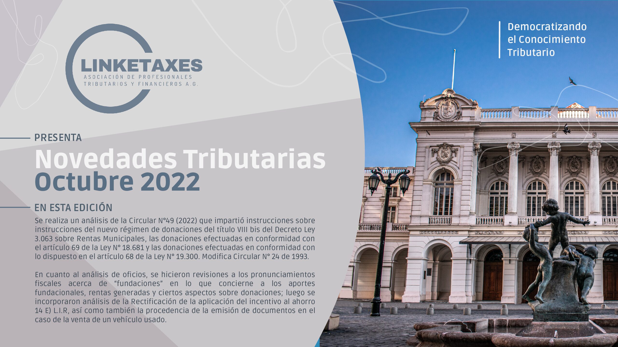 Novedades Tributarias Octubre 2022