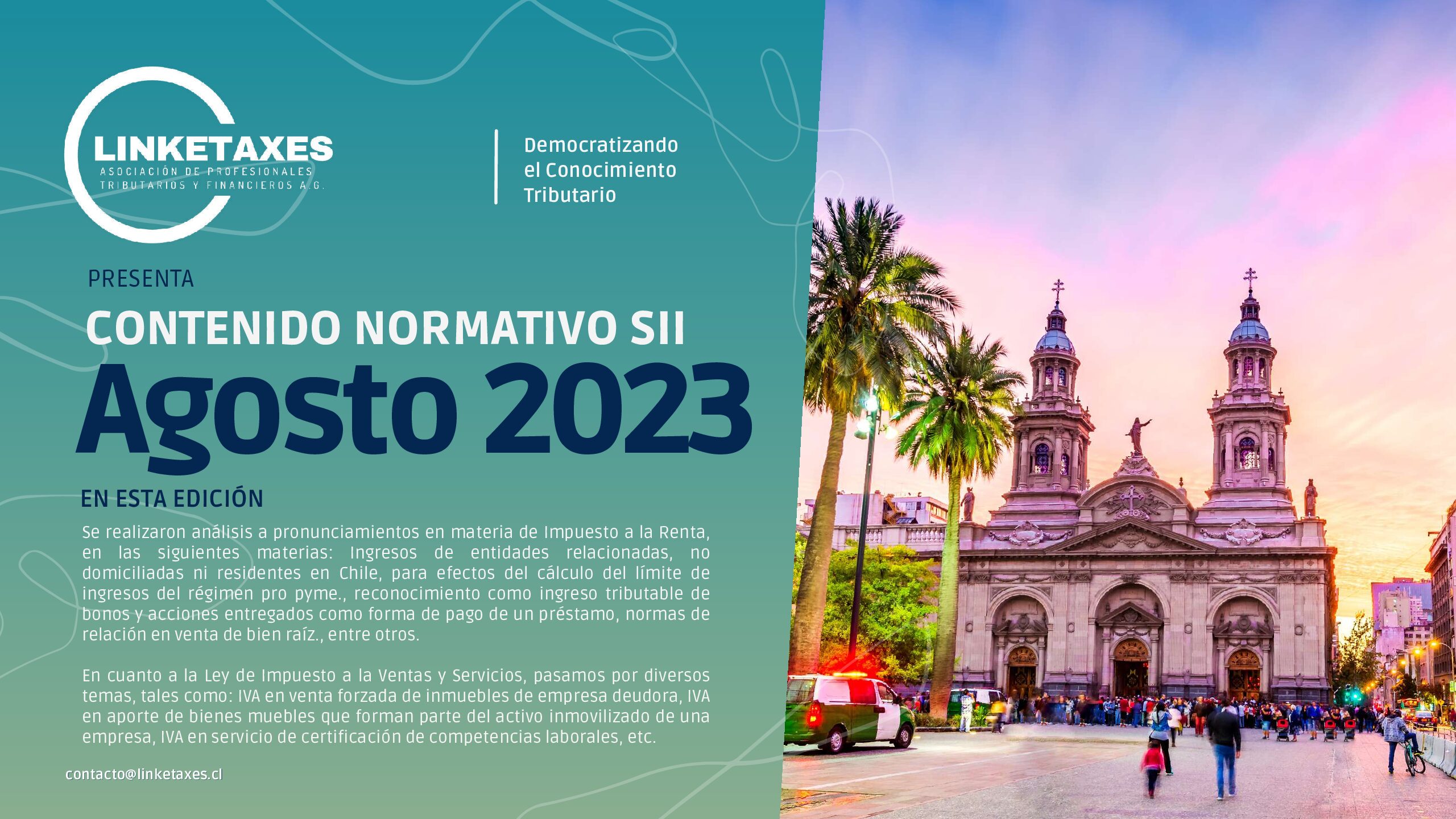 Contenido Normativo SII – Agosto 2023